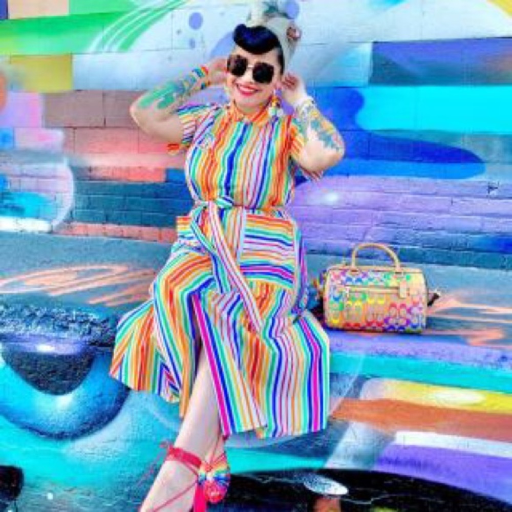 Christopher John Rogers x Target NWT Rainbow Dress - Picture 15 of 16